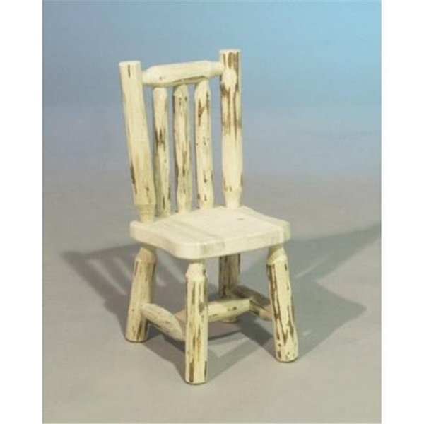 Montana Woodworks Montana Woodworks MWKKV Childs Log Chair - Varnished MWKKV